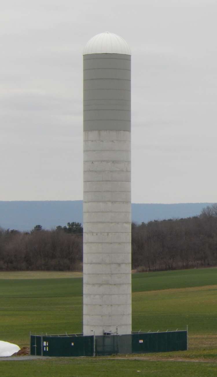 Cell tower silo