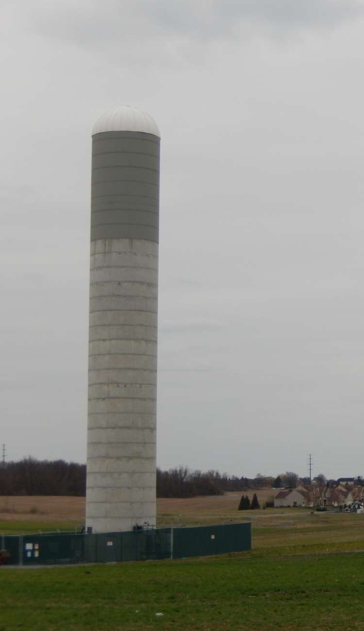 Cell tower silo